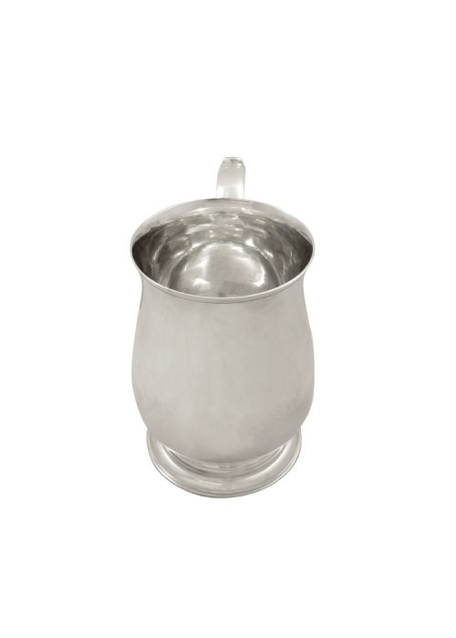 fig 1. Antique Sterling Silver Pint Tankard / Mug 1947