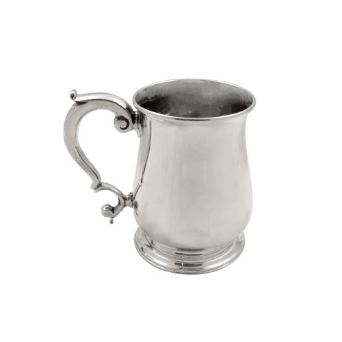 Antique George II Sterling Silver 1/2 Pint Tankard 1754