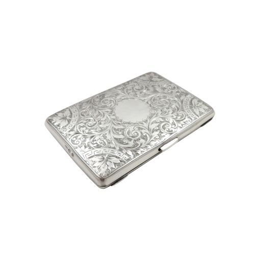 Antique Victorian Sterling Silver Card Case / Aide Memoire 1896