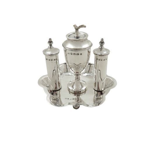 Antique Victorian Sterling Silver Table Lighter 1888
