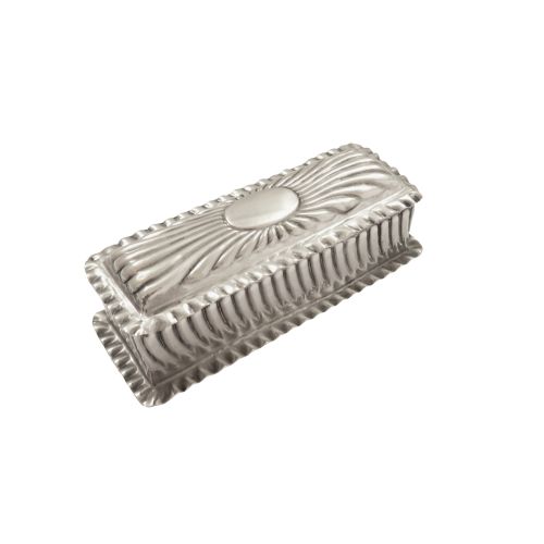 Antique Late Victorian Sterling Silver Ring Box 1900
