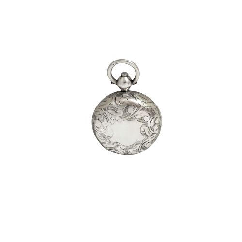 Antique Victorian Sterling Silver Sovereign Case 1898