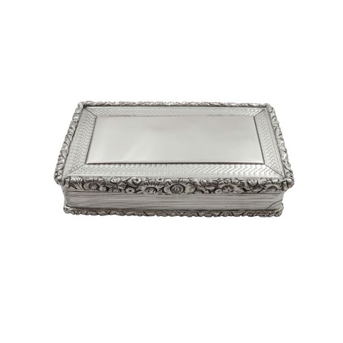 Antique William IV Sterling Silver Snuff Box 1835