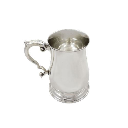 Antique Sterling Silver Pint Tankard / Mug 1966