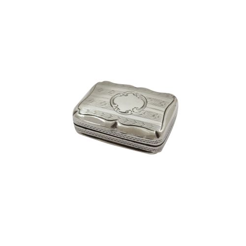 Antique Victorian Sterling Silver Vinaigrette 1848