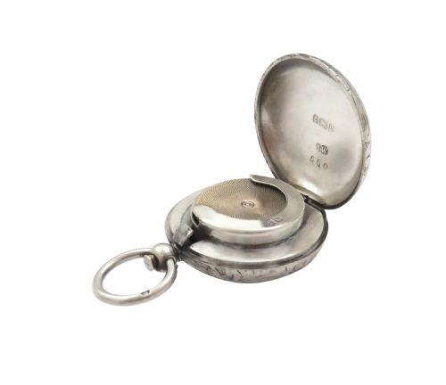 ANTIQUE VICTORIAN STERLING SILVER SOVEREIGN CASE 1900 - ADDITIONAL PHOTO 6