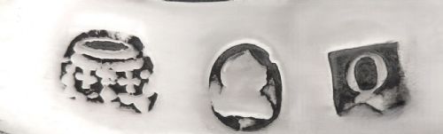 fig 1. Pair of Antique Georgian Sterling Silver 11