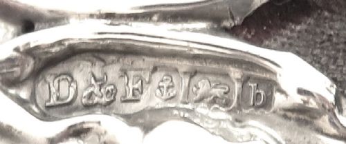 fig 1. Antique Edwardian Sterling Silver Landscape Photo Frame 1901