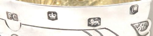fig 1. Antique Sterling Silver 6 1/2