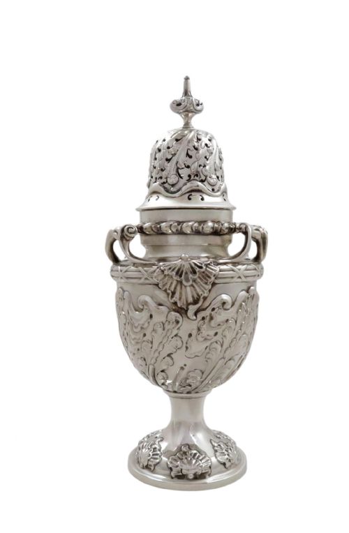 Antique Victorian Sterling Silver Sugar Shaker / Caster 1896