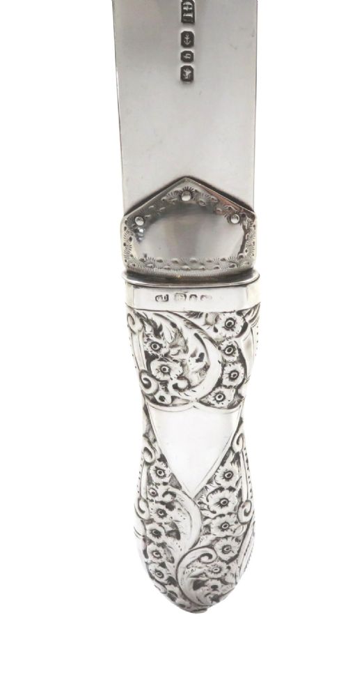 ANTIQUE VICTORIAN STERLING SILVER PAGE TURNER 1890 - ADDITIONAL PHOTO 7