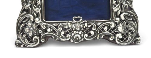 ANTIQUE VICTORIAN STERLING SILVER 9 12 PHOTO FRAME 1903 - ADDITIONAL PHOTO 7