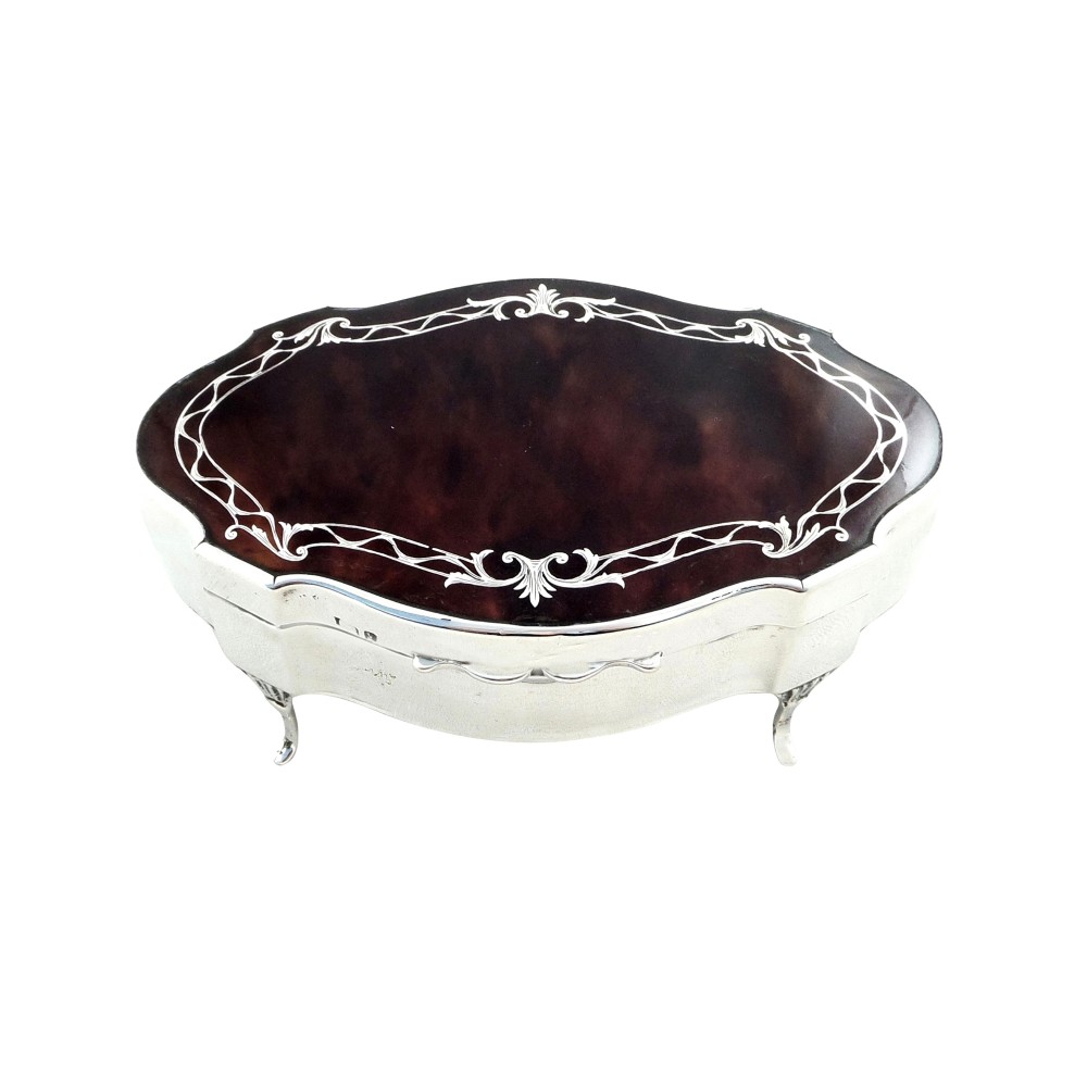 Antique Sterling Silver & Tortoiseshell 5
