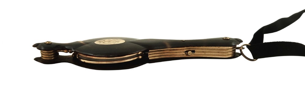 Pair of Antique Gold & Tortoiseshell Lorgnettes c1880 View VI
