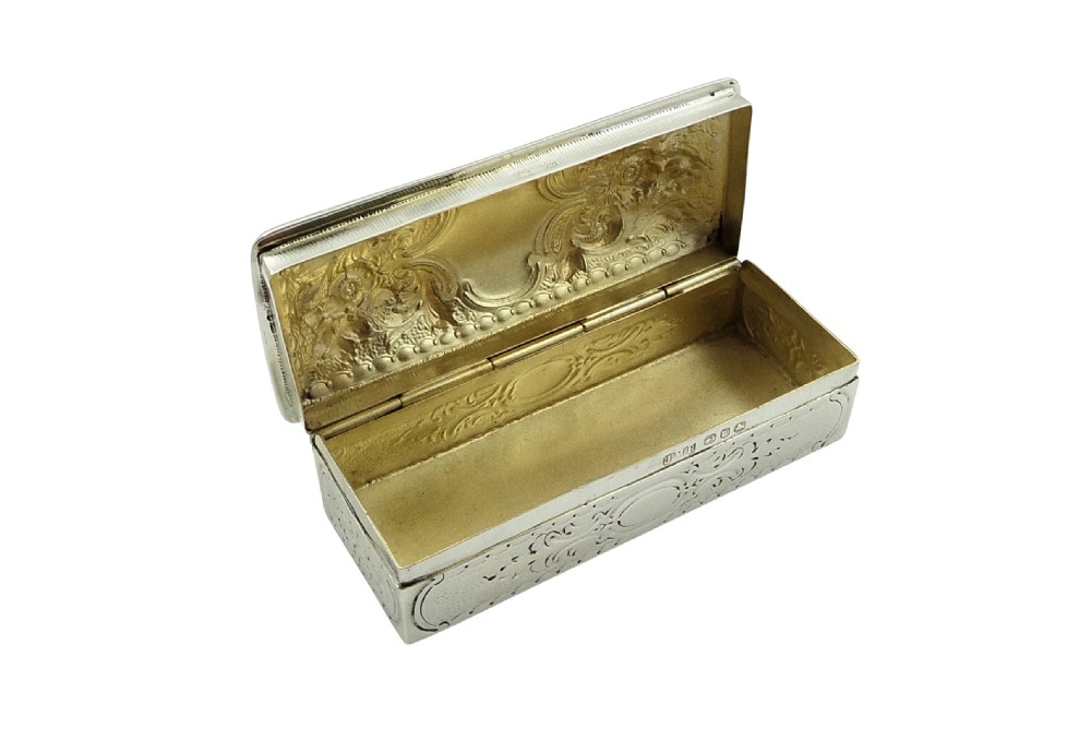 Antique Victorian Sterling Silver Trinket Box 1896 View VII