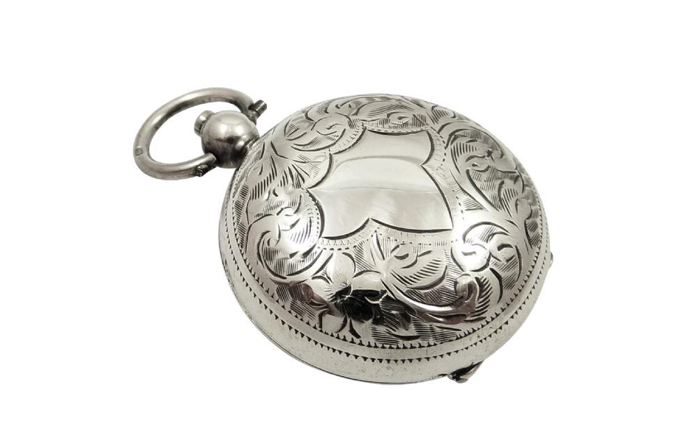 Antique Edwardian Sterling Silver Sovereign Case 1907 View VI