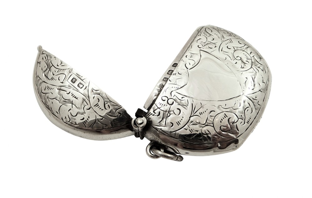 Antique Edwardian Sterling Silver Vesta 1907 View III