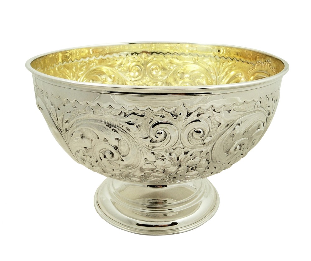 Antique Edwardian Sterling Silver 8 1/4