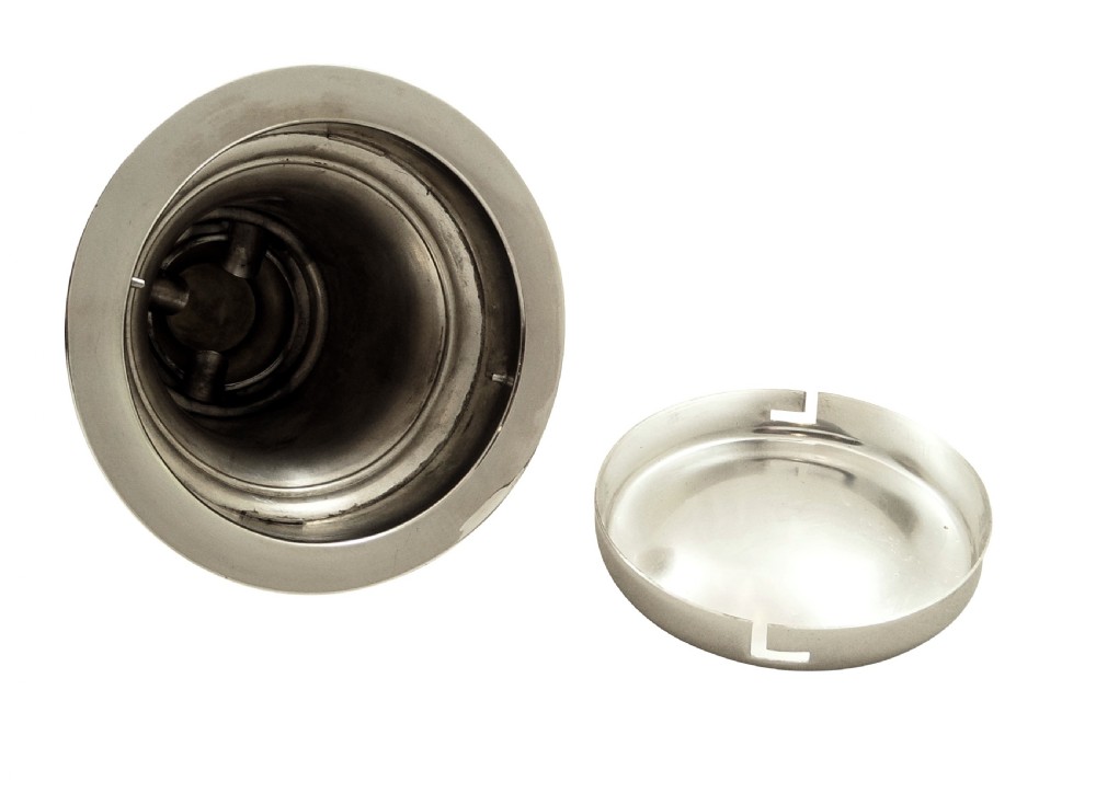 Antique Sterling Silver Bell Ashtray 1931 View IV