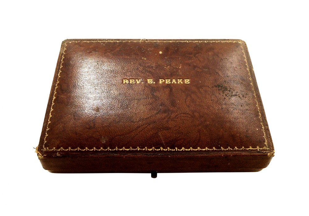 Antique Sterling Silver Cigar Case in Case 1911 View VII