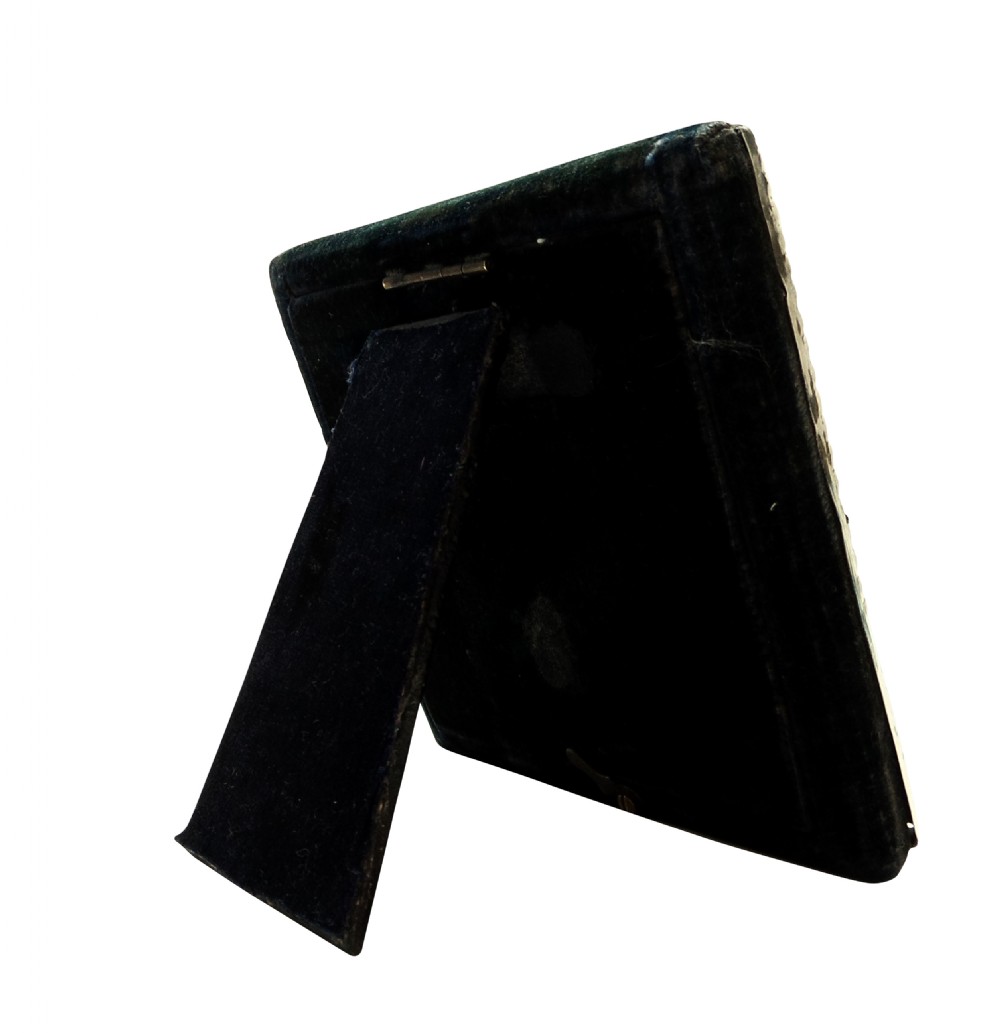 Antique Edwardian Sterling Silver & Tortoiseshell Photo Frame 1905 View III