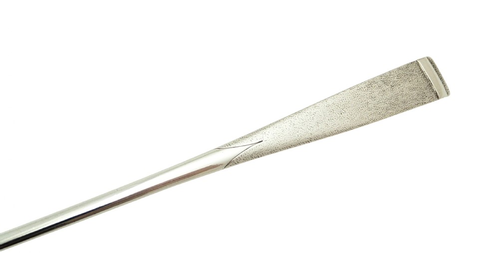 Antique Victorian Sterling Silver Rowing Oar Cocktail Stirrer 1873 View V