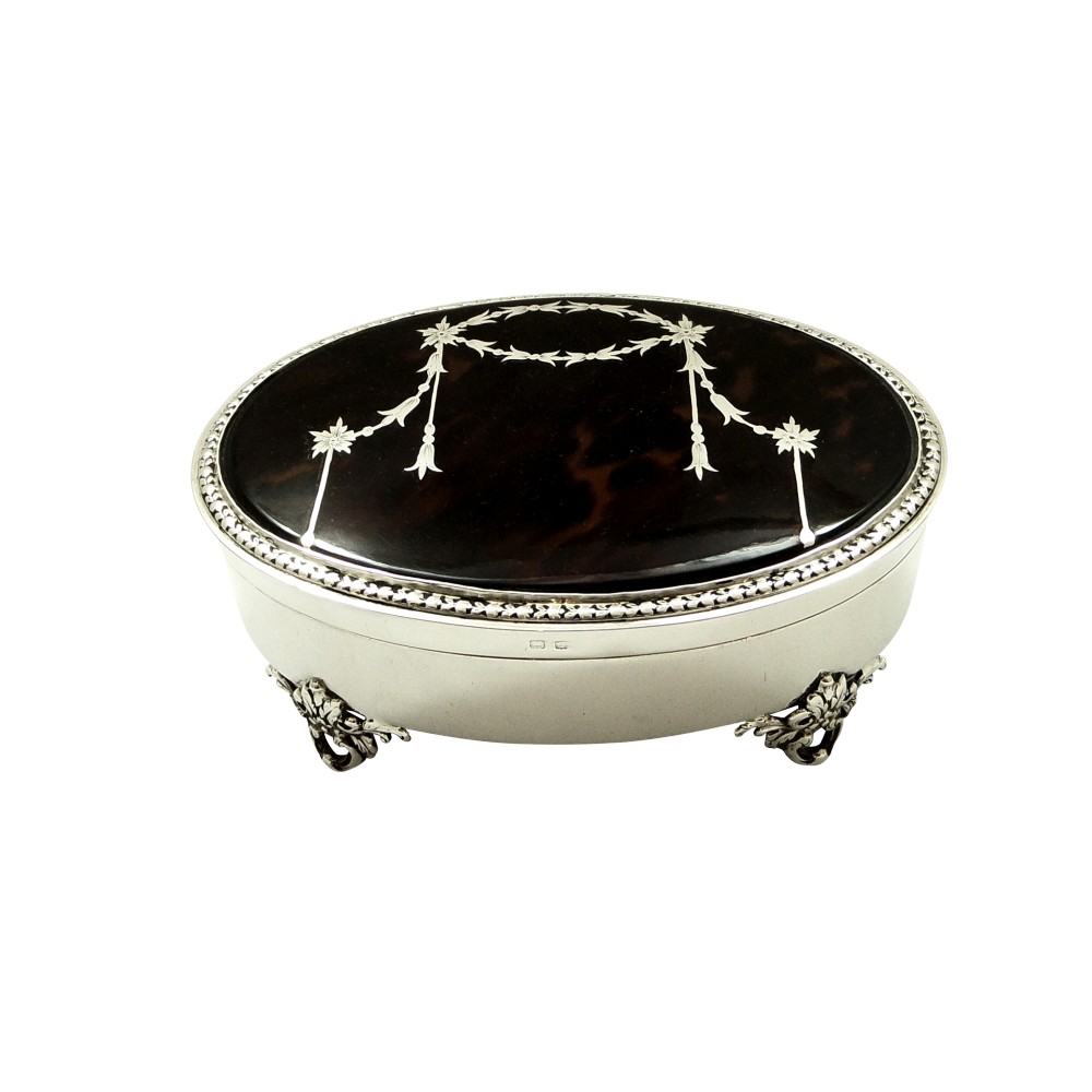 Antique Sterling Silver & Tortoiseshell 5