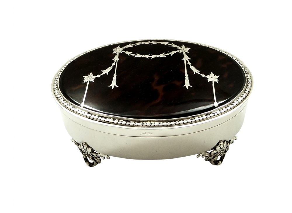 Antique Sterling Silver & Tortoiseshell 5