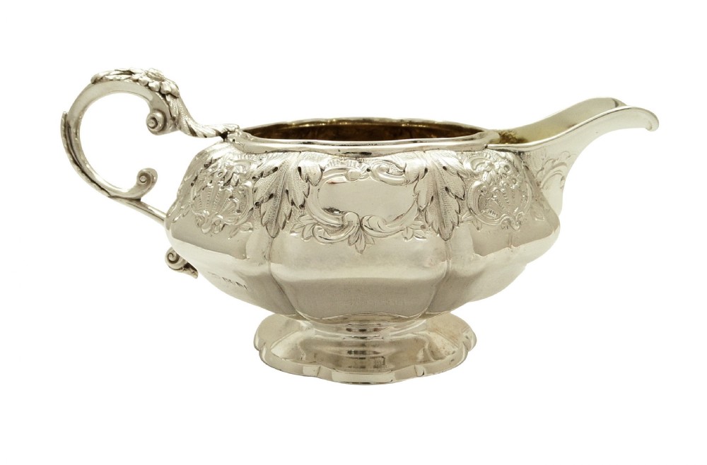 Antique Georgian Sterling Silver Jug 1827 View V