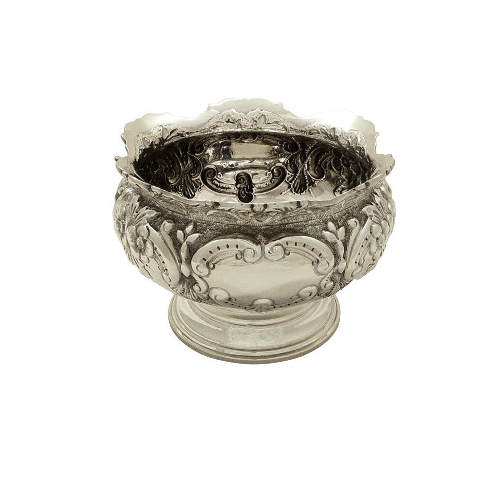 Antique Edwardian Sterling Silver Bowl 1905