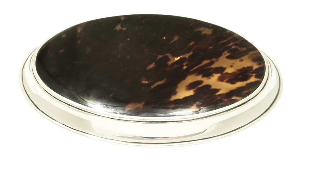 Antique Sterling Silver & Tortoiseshell Dressing Tray 1926 View VI