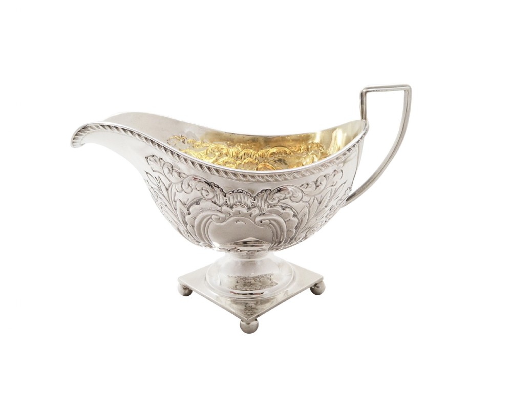 Antique Edwardian Sterling Silver Jug & Bowl 1907 View V