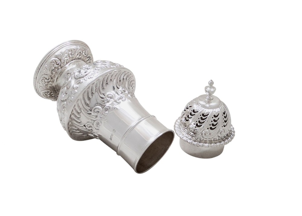 Antique Victorian Sterling Silver Shaker / Caster 1895 View II