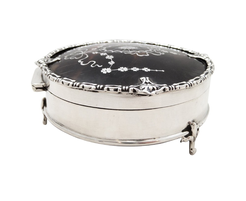 Antique Sterling Silver & Tortoiseshell 4