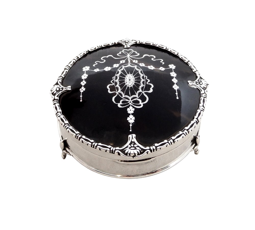 Antique Sterling Silver & Tortoiseshell 4