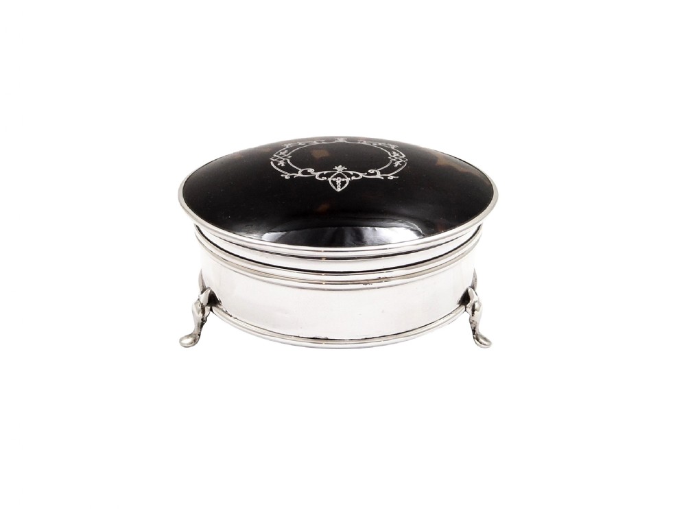 Antique Sterling Silver & Tortoiseshell 3 1/2