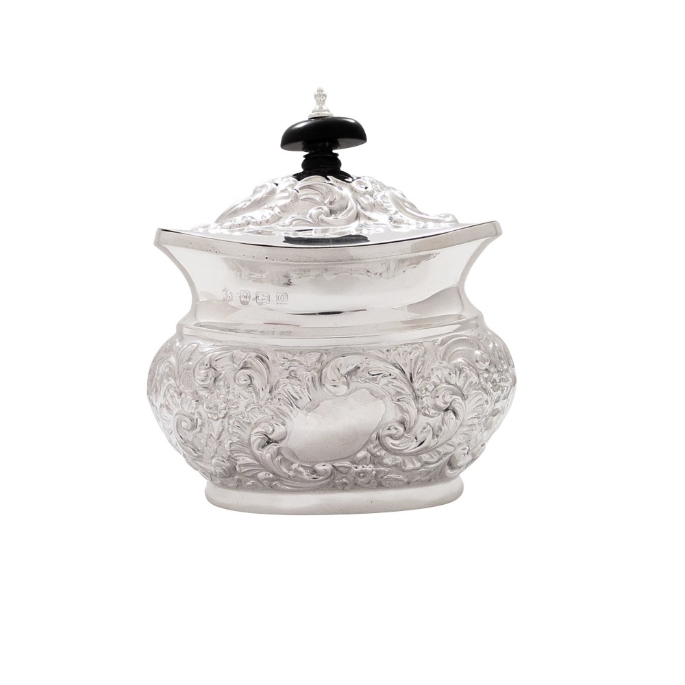 Antique Sterling Silver Caddy 1913