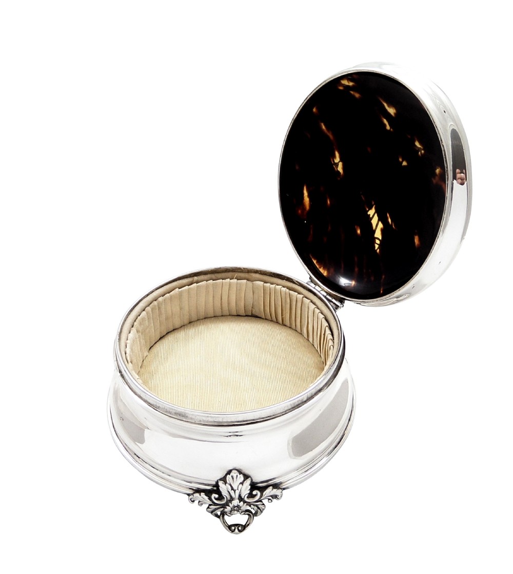 Antique Edwardian Sterling Silver & Tortoiseshell 4 3/4