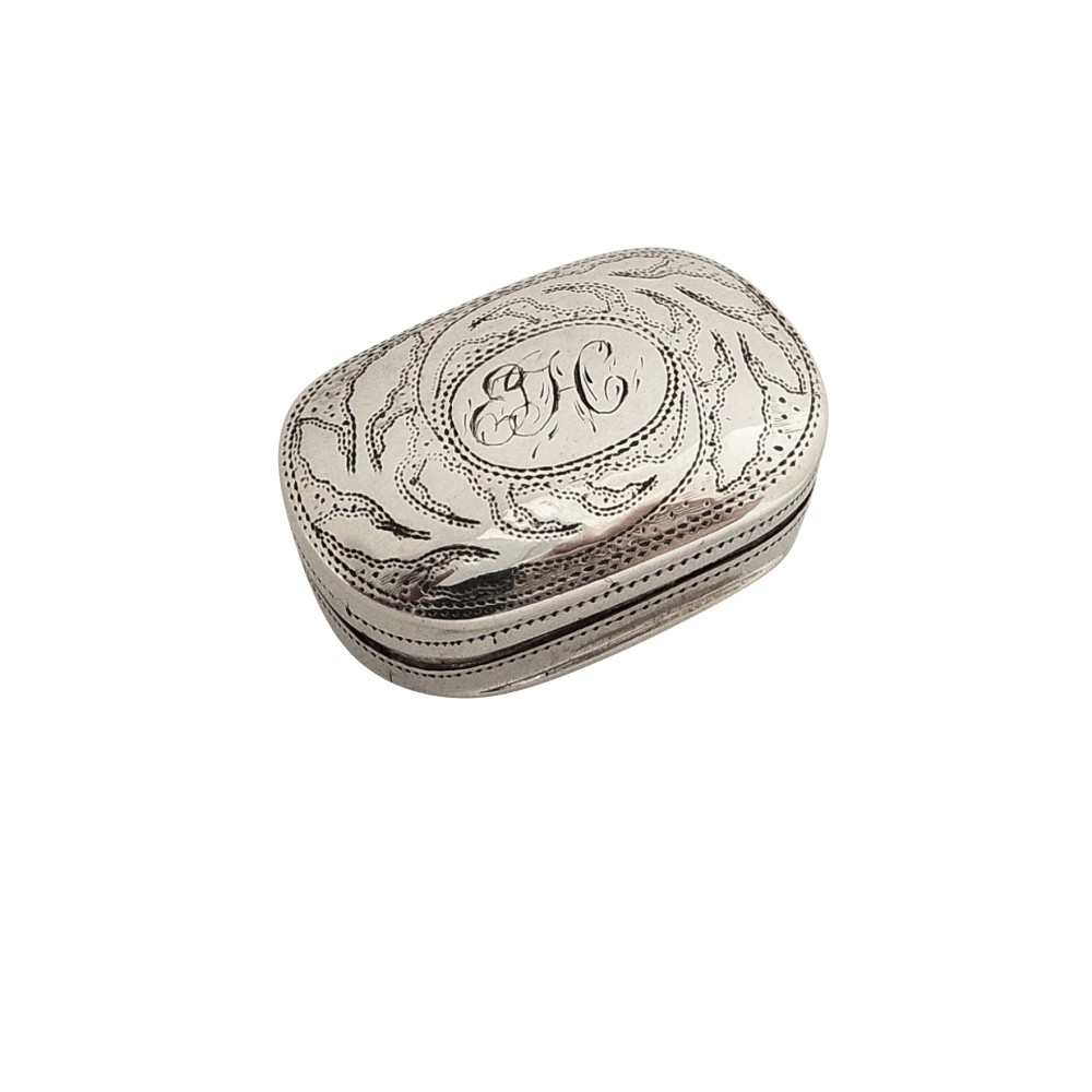 Antique Georgian Sterling Silver Vinaigrette 1817