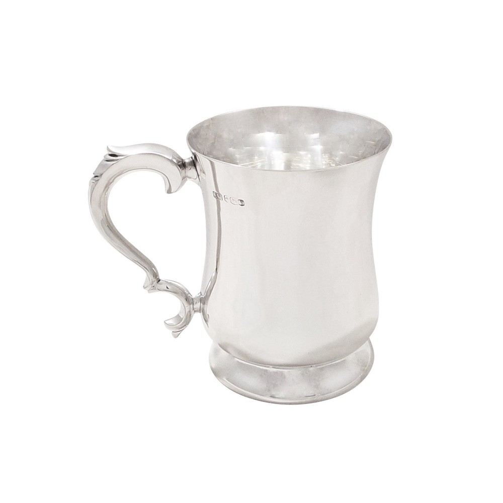 Antique Sterling Silver Pint Mug / Tankard 1938