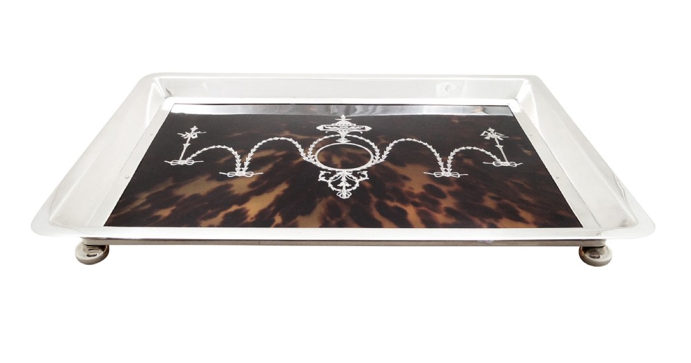 Antique Sterling Silver & Tortoiseshell 11