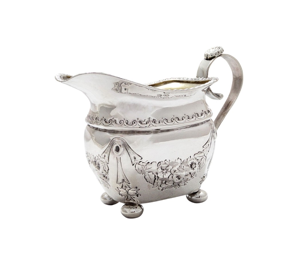 Antique Victorian Sterling Silver Jug 1892 View III