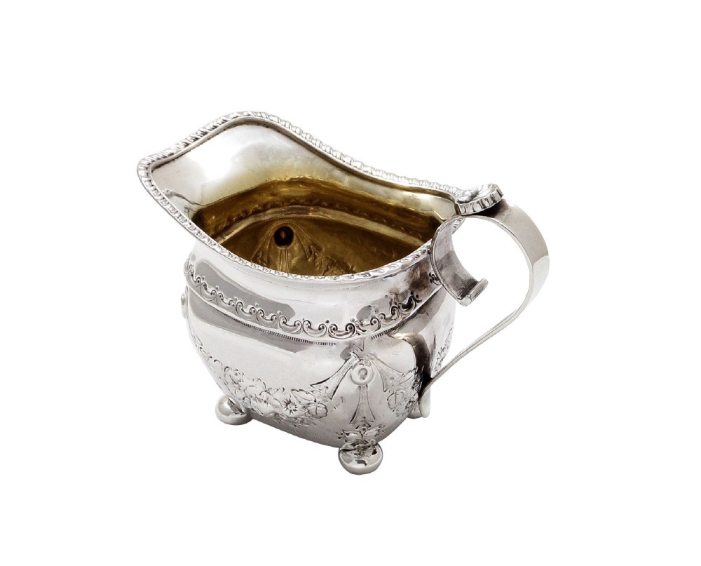 Antique Victorian Sterling Silver Jug 1892 View VI