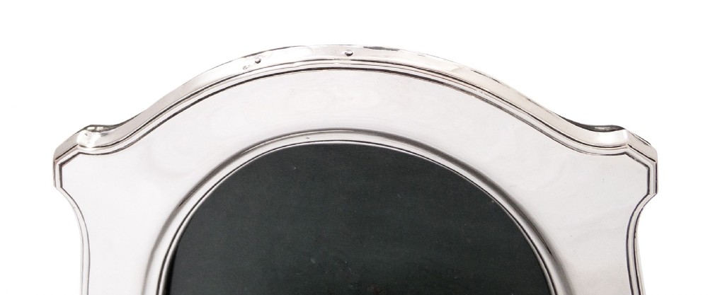 Antique Sterling Silver Oval 9 1/2