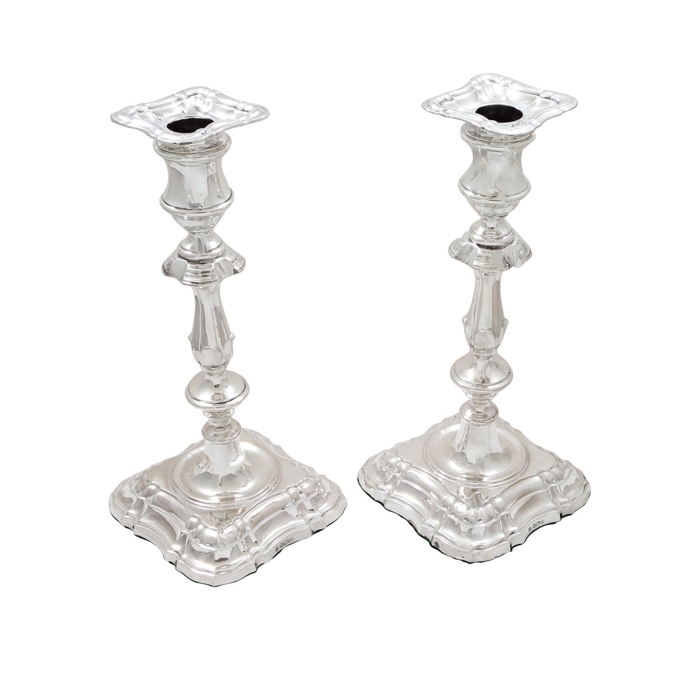 Pair of Antique Edwardian Sterling Silver 10