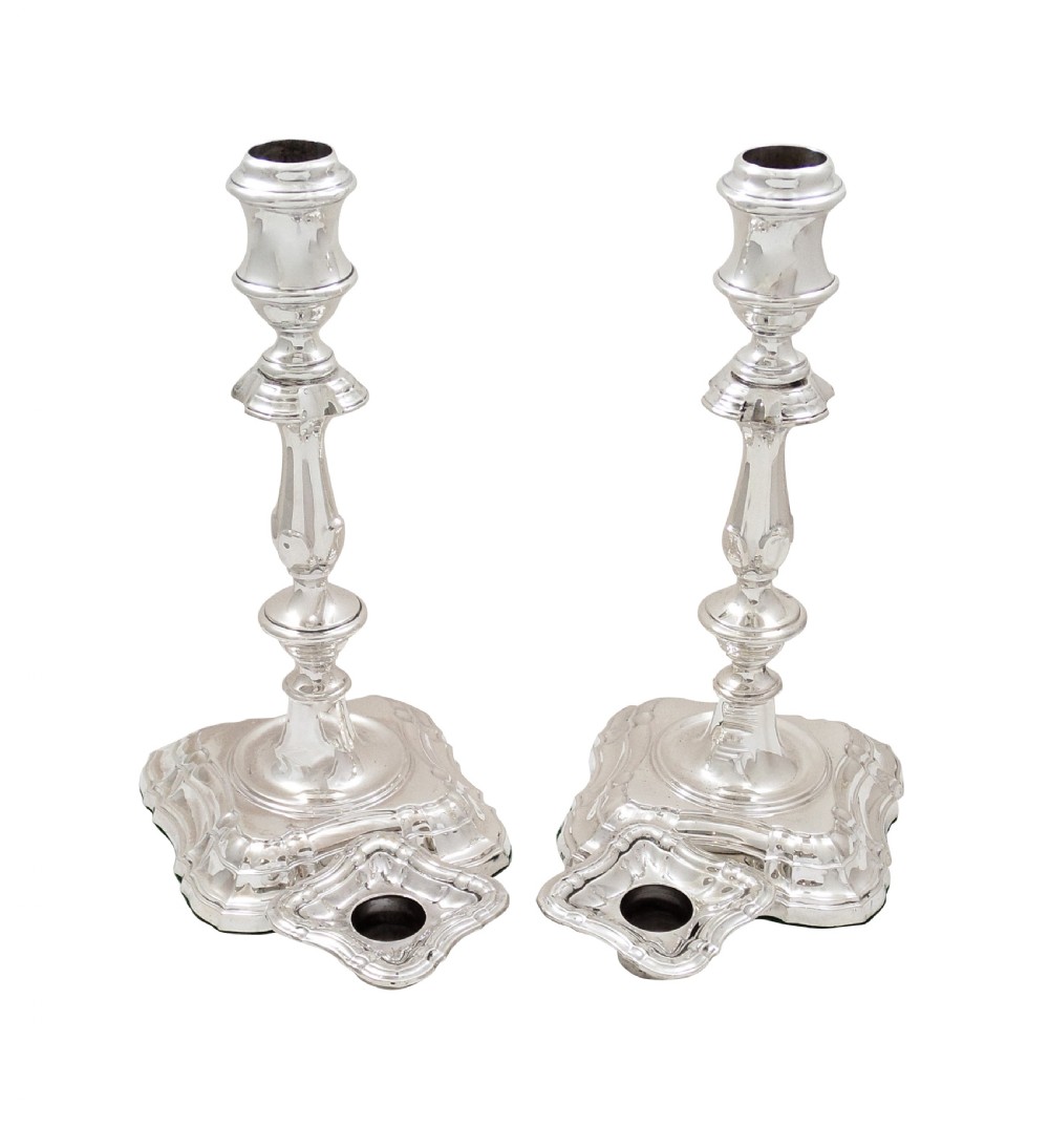 Pair of Antique Edwardian Sterling Silver 10