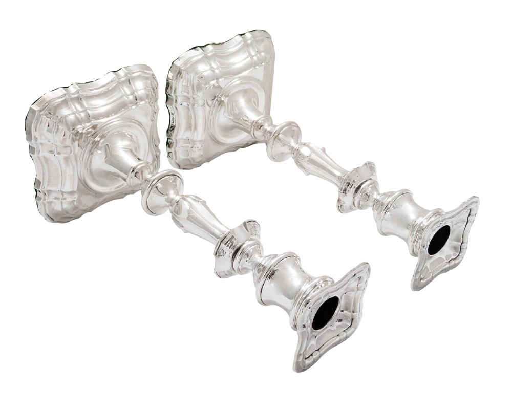 Pair of Antique Edwardian Sterling Silver 10