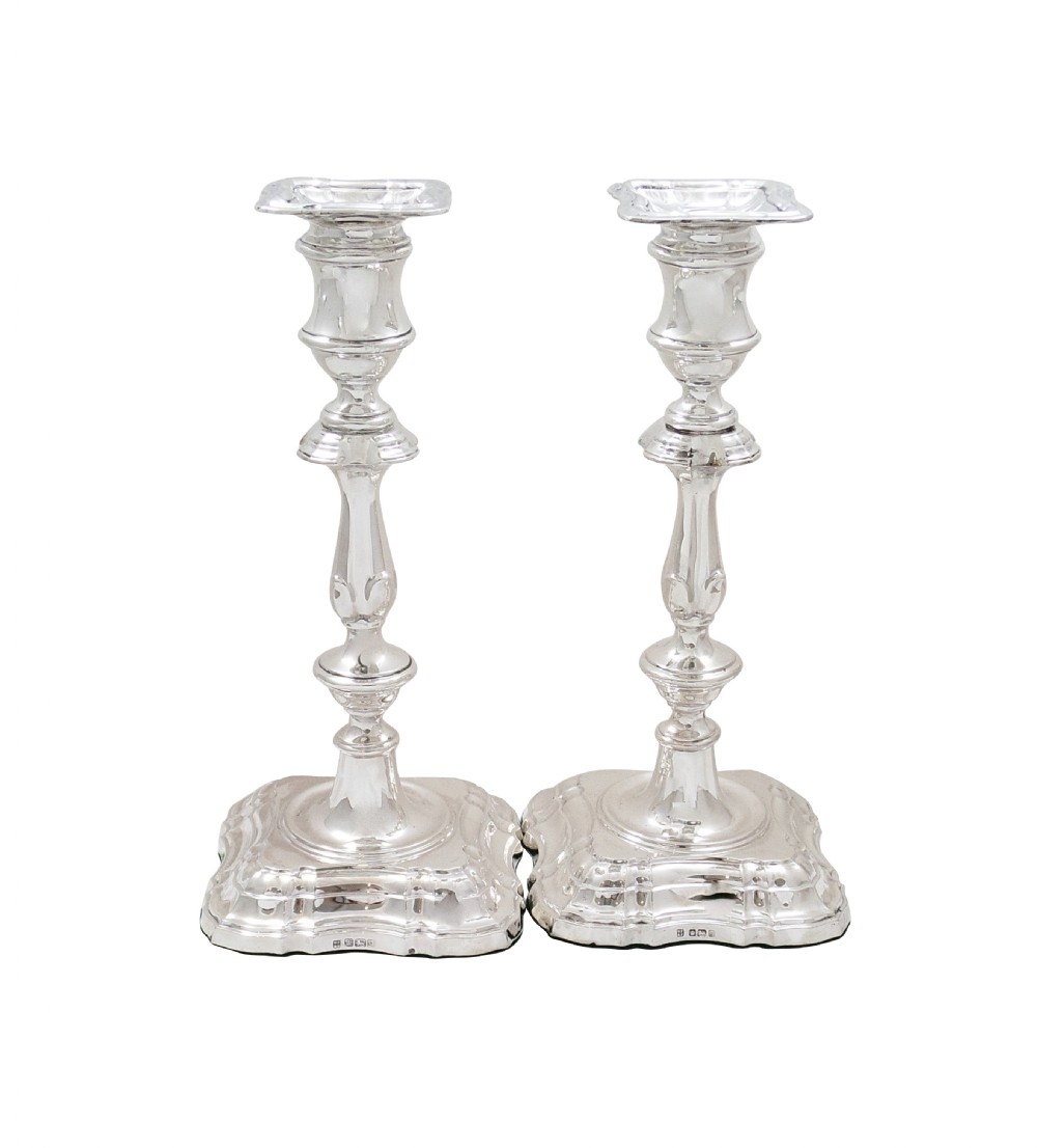 Pair of Antique Edwardian Sterling Silver 10