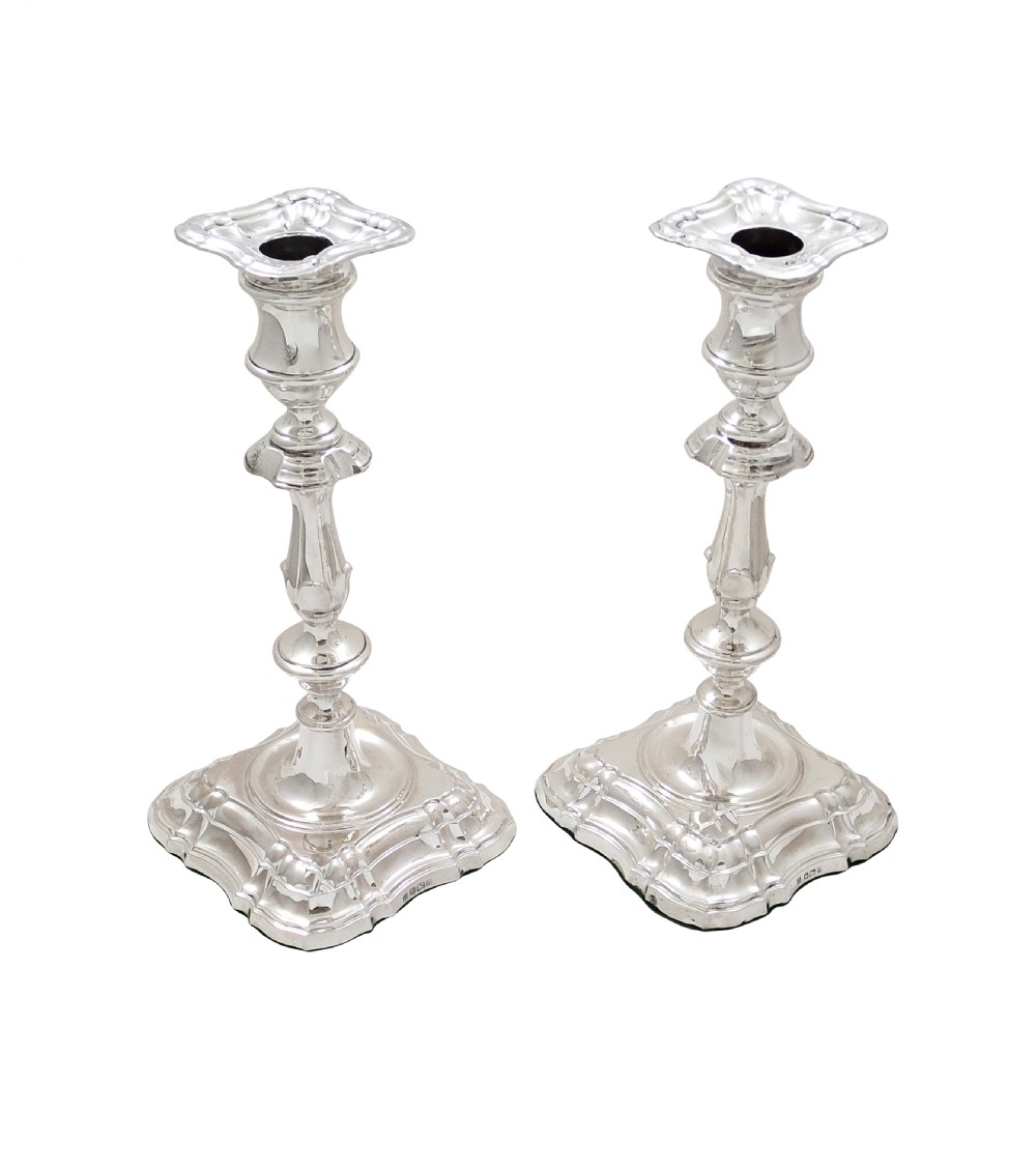 Pair of Antique Edwardian Sterling Silver 10