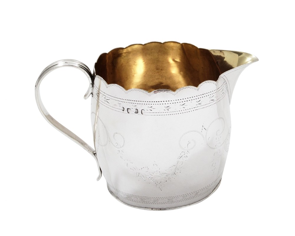 Antique Georgian Sterling Silver Jug 1795 View IX